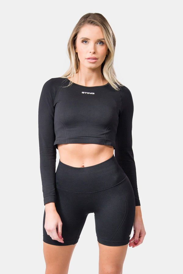 Women's long sleeve crops