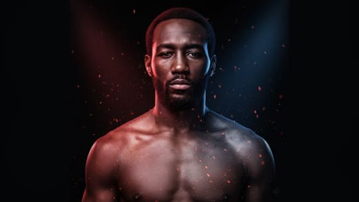 Terence Crawford after defeating Canelo Alvarez in a historic boxing fight