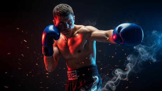 Top southpaw boxers in action, showcasing left-hand techniques in the ring