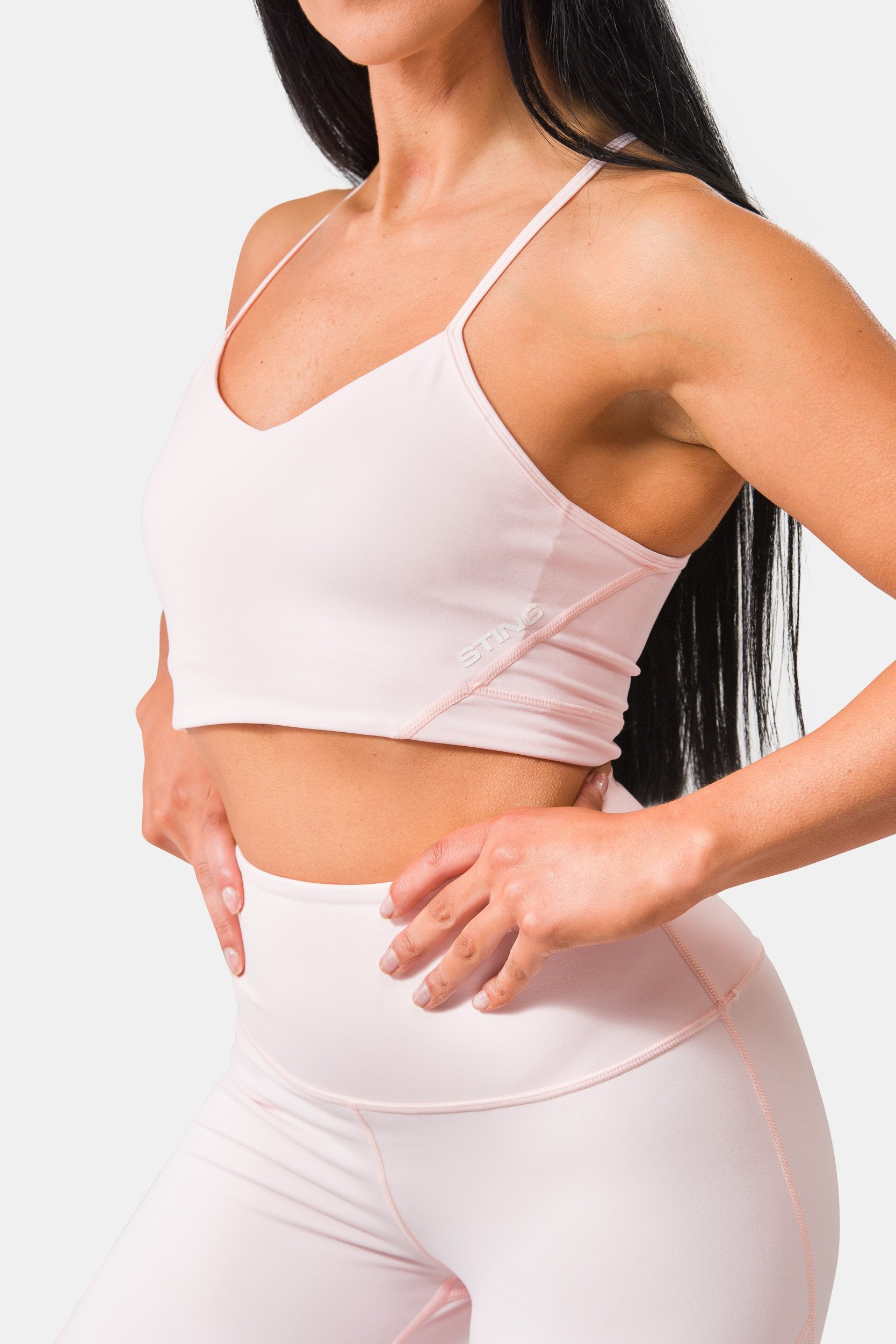 Coral Infinity Sports Bra